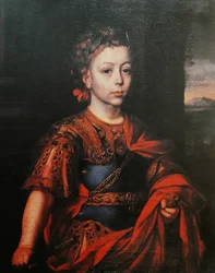 Portrait de Jakub Ludwik Sobieski en tenue romaine